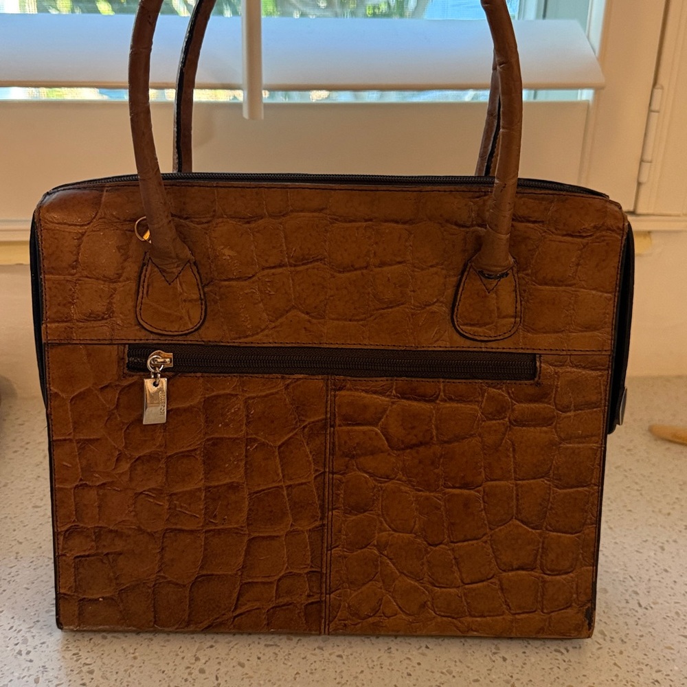 Belle Rose “Crocodile” Handbag